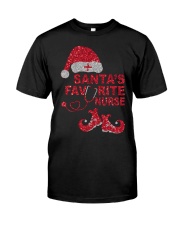 Santas Favorite Nurse Premium Fit Mens Tee tile