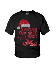 Santas Favorite Nurse Youth T-Shirt tile