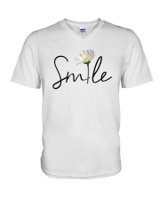 Smile V-Neck T-Shirt tile
