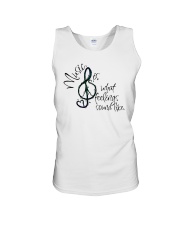 Music Is What Feelings Unisex Tank tile