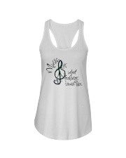 Music Is What Feelings Ladies Flowy Tank tile