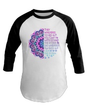 I Am The Storm Baseball Tee tile