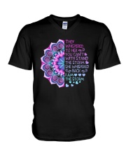 I Am The Storm V-Neck T-Shirt tile