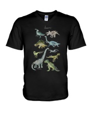 Dinosaurs V-Neck T-Shirt thumbnail