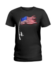 Fishing Flag Ladies T-Shirt tile