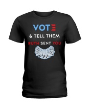 Vote And Tell Them Ruth Sent You T-shirt - LIMITED Ladies T-Shirt thumbnail