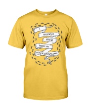 I solemnly swear that I am Social Distancing Classic T-Shirt front