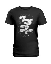 I solemnly swear that I am Social Distancing Ladies T-Shirt thumbnail