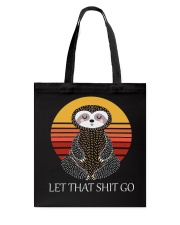 Sloth doing Meditation Tote Bag thumbnail