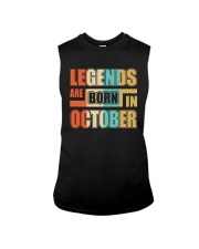 Legends Are Born In October Sleeveless Tee thumbnail
