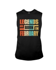 Legends Are Born In February Sleeveless Tee thumbnail