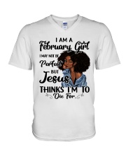 February Girl - Special Edition V-Neck T-Shirt thumbnail