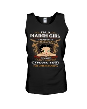 March Girl - Special Edition Unisex Tank thumbnail