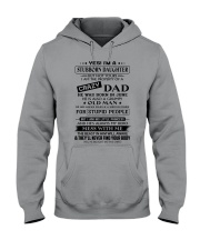 Stubborn Daughter - June Birthday Shirt Hooded Sweatshirt tile