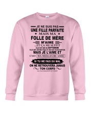 Une Fille Parfaite Crewneck Sweatshirt thumbnail