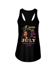 Queen Was Born July Ladies Flowy Tank thumbnail