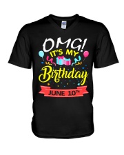 June 10th V-Neck T-Shirt thumbnail