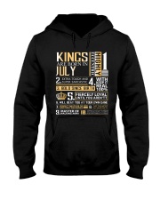 Kings Are Born In July Hooded Sweatshirt thumbnail