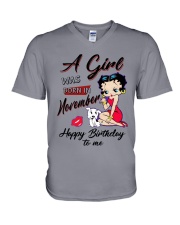 November Girl - Special Edition V-Neck T-Shirt thumbnail