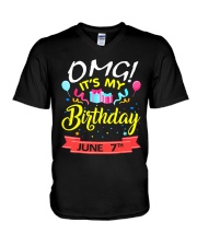 June 7th V-Neck T-Shirt thumbnail
