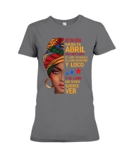Soy Una Reina Nacida En Abril Premium Fit Ladies Tee thumbnail