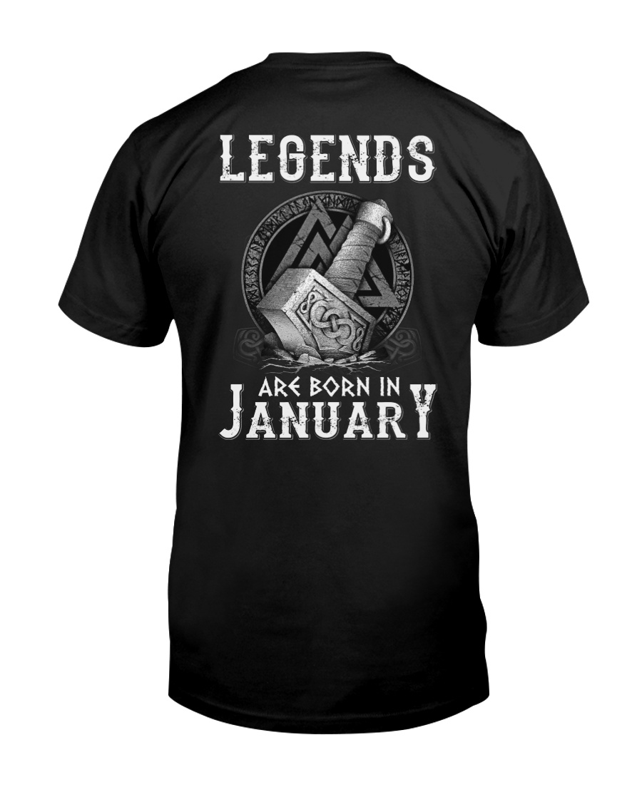 Legends Are Born In January Classic T-Shirt