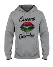 Queens Are Born In December Hooded Sweatshirt thumbnail