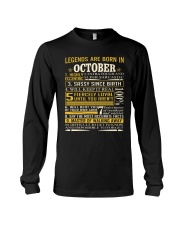 Legends Are Born In October Long Sleeve Tee thumbnail
