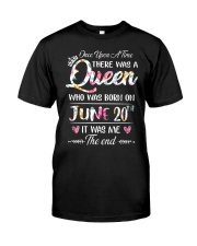 June 20th Classic T-Shirt front