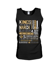 Kings Are Born In March Unisex Tank thumbnail