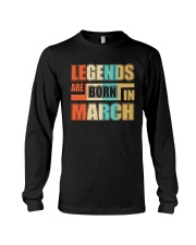 Legends Are Born In March Long Sleeve Tee thumbnail