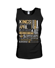 Kings Are Born In April Unisex Tank thumbnail