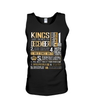 Kings Are Born In December Unisex Tank thumbnail