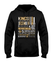 Kings Are Born In December Hooded Sweatshirt thumbnail