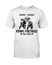 Couple Riding Partners For Life Premium Fit Mens Tee tile