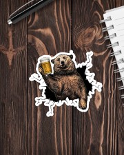 Bear Drink Beer Crack St Sticker - Single (Vertical) aos-sticker-single-vertical-lifestyle-front-05