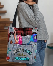 Just A Girl Who Loves Mermaids All-over Tote aos-all-over-tote-lifestyle-front-09