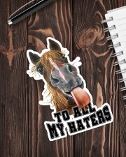 Horse To All My Haters St Sticker - Single (Vertical) aos-sticker-single-vertical-lifestyle-front-05