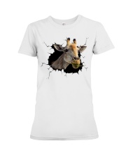 Giraffe Crack Premium Fit Ladies Tee tile
