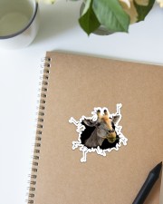 Giraffe Crack Sticker - Single (Vertical) aos-sticker-single-vertical-lifestyle-front-16
