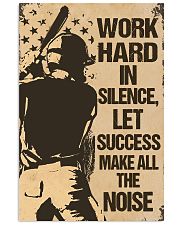 Baseball Success Make Noise 11x17 Poster front