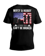 Trucker - Cant Be Broken 2 Sides V-Neck T-Shirt tile