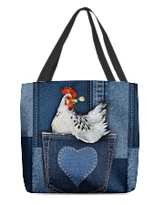 Chicken Jean Pocket Tb All-over Tote front