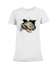 Tortoise Crack St Premium Fit Ladies Tee tile