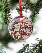 Personalized Football Player Lovers Ornament Circle ornament - single (porcelain) aos-circle-ornament-single-porcelain-lifestyles-07