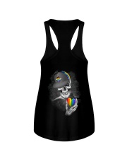 Skull Lgbt Heart 2 Sides Ladies Flowy Tank tile