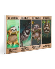 Sloth Be Strong Gallery Wrapped Canvas Prints tile