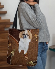 Pekingese All-over Tote aos-all-over-tote-lifestyle-front-09