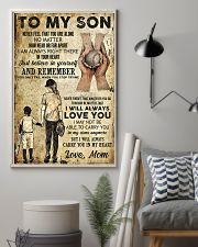 Baseball Carry You In My Heart 11x17 Poster lifestyle-poster-1