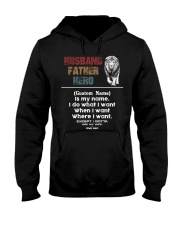 Family Husband Father Hero Custom Hooded Sweatshirt tile